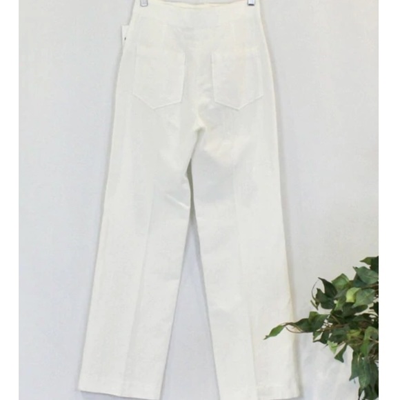 A.L.C. Cream Wide Leg Pants - Picture 2 of 5